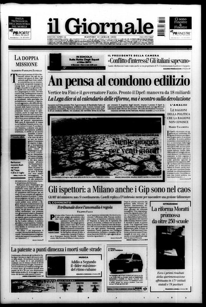 Il giornale : quotidiano del mattino